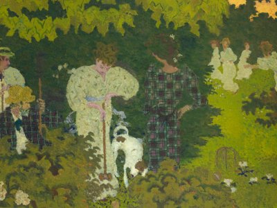 Crépuscule (detail; 1892), Pierre Bonnard. © RMN-Grand Palais (musée d'Orsay) / Hervé Lewandowski / distributed by AMF