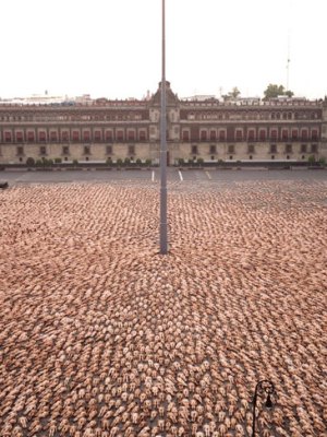 Mexico City 3 (Zócalo, MUCA/UNAM, 2007), Spencer Tunick