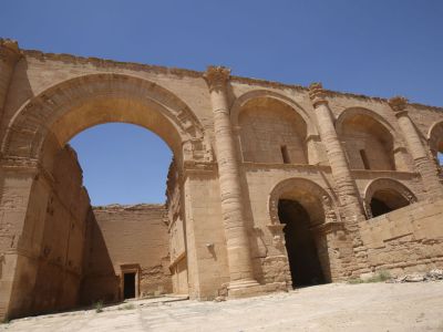 The UNESCO-listed ancient city of Hatra, south of Mosul, on 27 April, 2017, shortly after Iraqi forces retook the site. AHMAD AL-RUBAYE/AFP/Getty Images