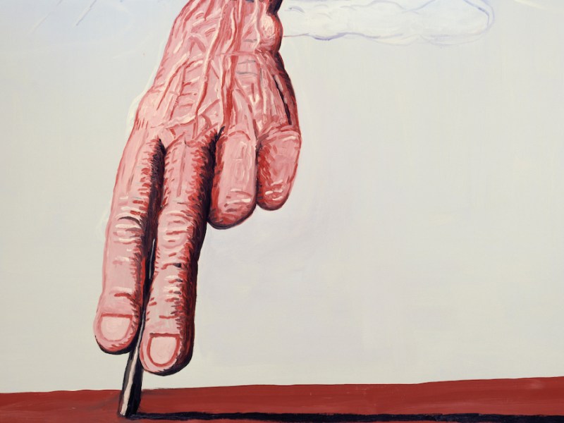The Line (detail; 1978), Philip Guston.