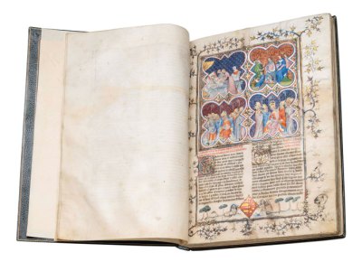 Histoire ancienne jusqu'à César and Fait des Romains (c. 1370–80), Paris, Master of the Coronation of Charles VI and a collaborator. Les Enluminures, $4.5m