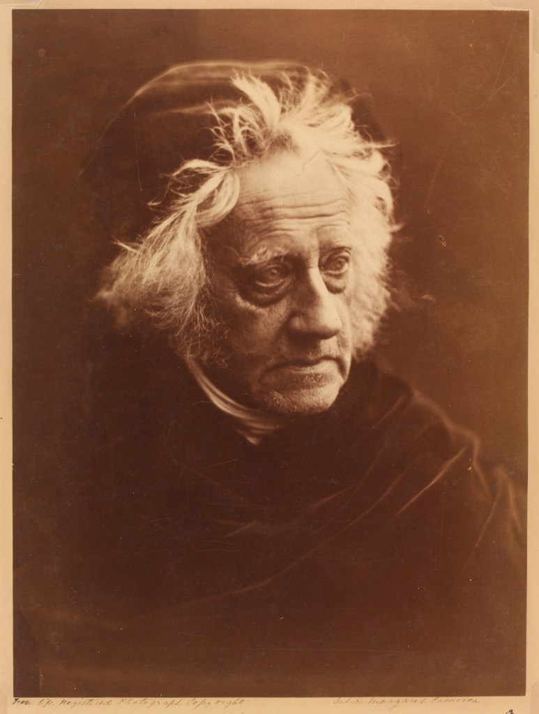John Frederick William Herschel, (1867), Julia Margaret Cameron. Victoria and Albert Museum