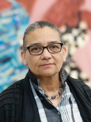 Lubaina Himid, one of two nominees for the 2017 Turner Prize who would not previously been eligible for the award.