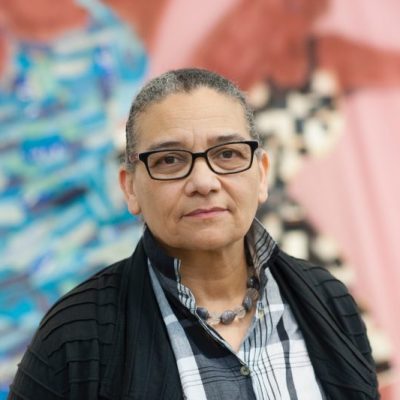 Lubaina Himid, one of two nominees for the 2017 Turner Prize who would not previously been eligible for the award.