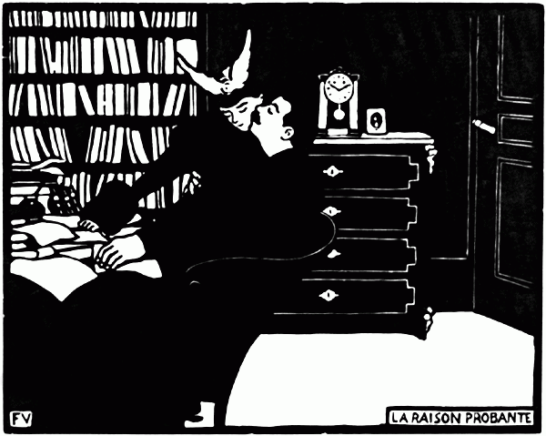 La raison probante (1897), Félix Vallotton, from the series Intimités