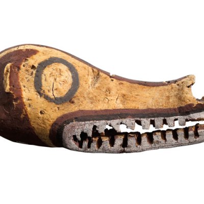 Dog Head (ganabi), 19th century, Gogodala people, Papuan Gulf. Voyageurs & Curieux, price on request