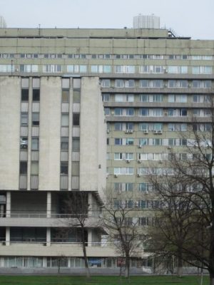 The first estate of its kind in the Cheryomushki district of Moscow.