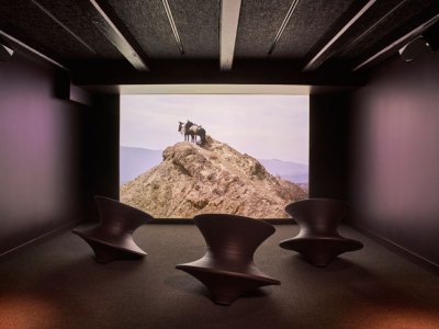 The Video Gallery at 21c Nashville. Photo: Mike Schwartz. Courtesy 21c Museum Hotels