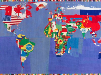 Mappa (1989-94), Alighiero Boetti. Courtesy Tornabuoni Art