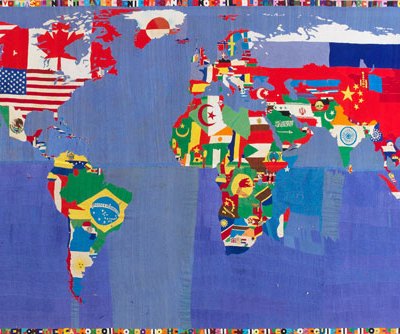 Mappa (1989-94), Alighiero Boetti. Courtesy Tornabuoni Art