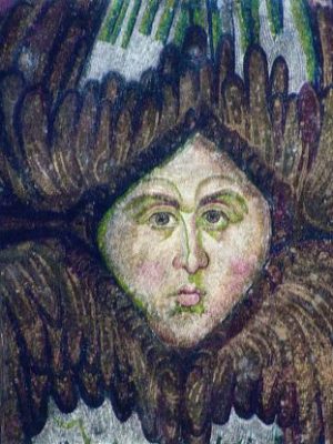 One of the hexapteryga (detail) in the pendentives of the Hagia Sophia, Istanbul, photo: Dumbarton Oaks