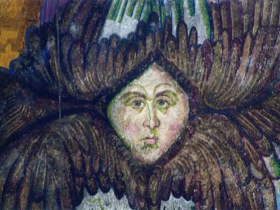 One of the hexapteryga (detail) in the pendentives of the Hagia Sophia, Istanbul, photo: Dumbarton Oaks