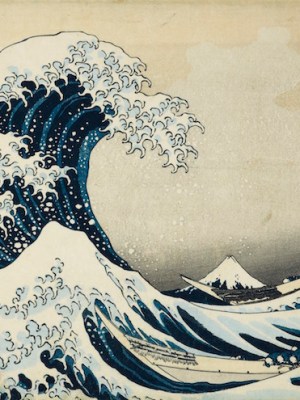 Under the wave off Kanagawa (The Great Wave) (1831), Hokusai. © The Trustees of the British Museum
