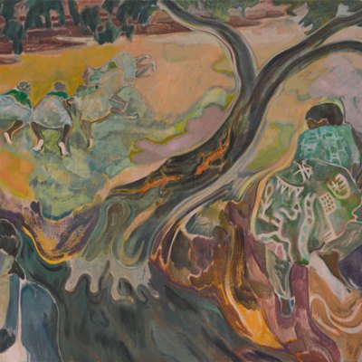 Nasema Nawe (2016), Michael Armitage. © Michael Armitage. Photo © White Cube (Ben Westoby)