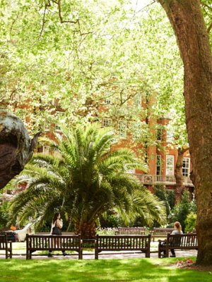 Mount Street Gardens in Mayfair. Photo: Benjamin McMahon, courtesy Mayfair Art Weekend