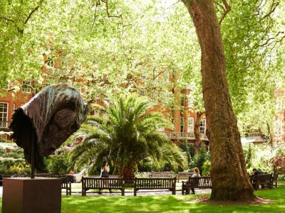 Mount Street Gardens in Mayfair. Photo: Benjamin McMahon, courtesy Mayfair Art Weekend