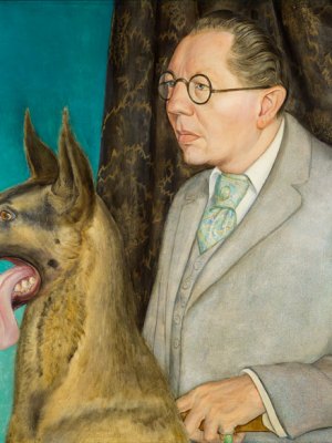 Hugo Erfurth with Dog (1926), Otto Dix. © DACS 2017. Museo Thyssen-Bornemisza, Madrid