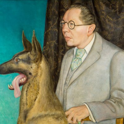 Hugo Erfurth with Dog (1926), Otto Dix. © DACS 2017. Museo Thyssen-Bornemisza, Madrid