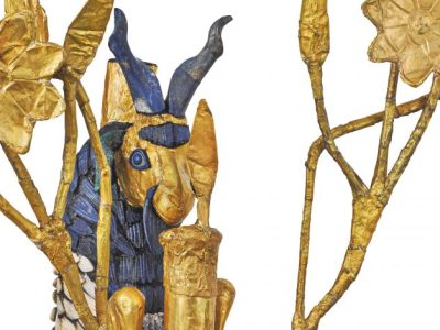 ’Ram caught in thicket’, from the Royal Cemetery of Ur, (c. 2500–2400 BC), Sumerian, University of Pennsylvania Museum of Archaeology and Anthropology, Philadelphia.