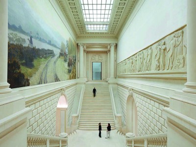 Main staircases in the 19th-century Palais of the Musée d'arts de Nantes, photo: © Hufton + Crow