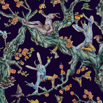 After A Midsummer Night's Dream (detail), by Raqib Shaw. © Raqib Shaw and the Whitworth, the University of Manchester
