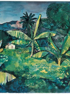 Landscape Near Kingston, Jamaica (1950), John Minton. Pallant House Gallery.