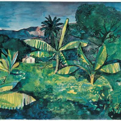 Landscape Near Kingston, Jamaica (1950), John Minton. Pallant House Gallery.