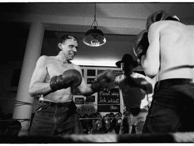 Boxkampf fur die direkte Demokratie at documenta V (1972), Joseph Beuys. © Hans Albrecht Lusznat