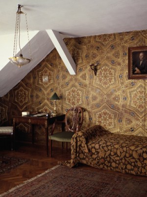 The salon of the apartment that Viktor Kovačić created for himself in Zagreb in 1906