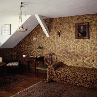 The salon of the apartment that Viktor Kovačić created for himself in Zagreb in 1906