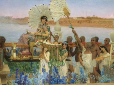 The Finding of Moses, (1904), Lawrence Alma-Tadema, private collection, wikimedia commons