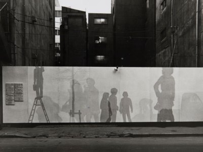 Temporary Enclosure of Carioca Building Construction Site (1971), Jirō Takamatsu.