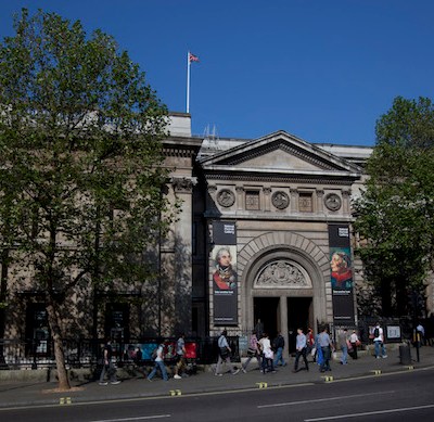 Exterior of the National Portrait Gallery, London