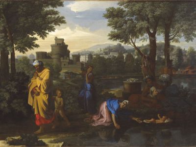 Exposition of Moses (1654), Nicholas Poussin. Ashmolean Museum, Oxford