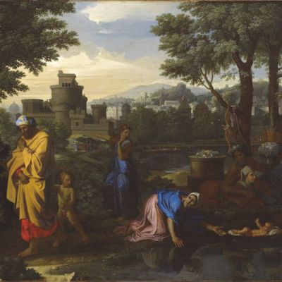 Exposition of Moses (1654), Nicholas Poussin. Ashmolean Museum, Oxford