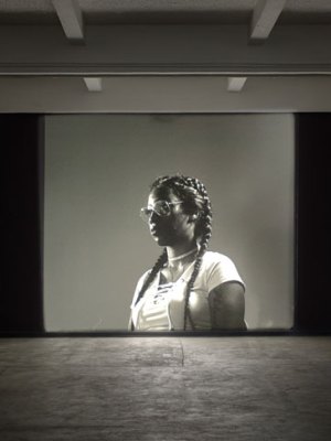 autoportrait (2017), Luke Willis Thompson. Installation view at Chisenhale Gallery 2017. Commissioned by Chisenhale Gallery and produced in partnership with Create. Courtesy of the artist. Photo: Andy Keate