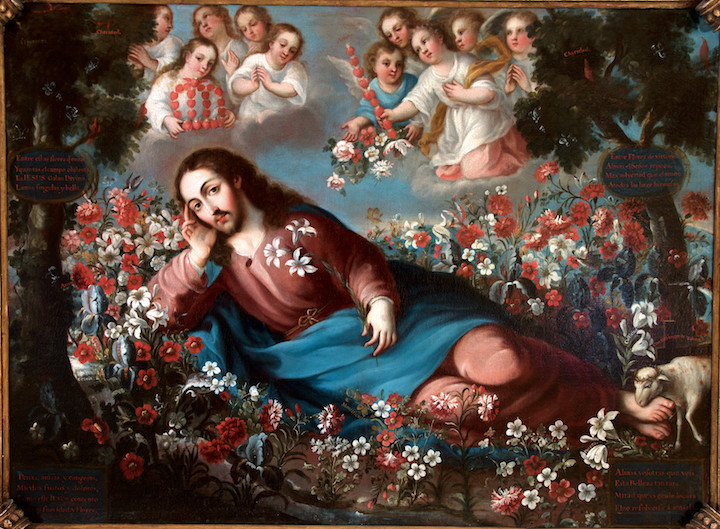 The Divine Spouse (c. 1750), Miguel Cabrera. Photo © Museum Associates/LACMA/Fomento Cultural Banamex, A.C., by Rafael Doniz