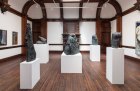 Installation view of 'Per Kirkeby: Paintings and Bronzes from the 1980s' at Michael Werner Gallery, London, photo: courtesy Michael Werner Gallery, London and New York