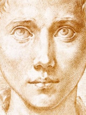 Head of a Young Man (detail; c. 1539–40), Girolamo Mazzola, called Parmigianino