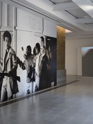 Installation view, 'Arthur Jafa: A Series of Utterly Improbable, Yet Extraordinary Renditions', Serpentine Sackler Gallery, London.