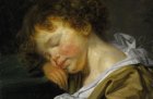 Jeune garcçon endormi, à mi–hauteur, profil gauche, (detail), Jean–Baptiste Greuze (1725–1805). Galerie Eric Coatelem (price on application)