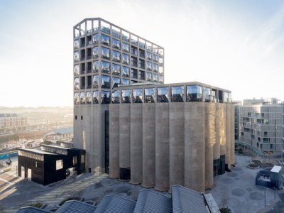 View of Zeitz MOCAA in Silo Square. Photo: Iwan Baan