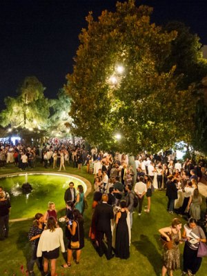 The opening reception at the 15th Istanbul Biennial
