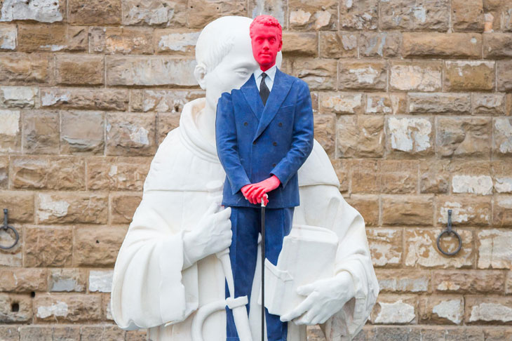 Urs Fischer’s bonfire of the vanities in Florence