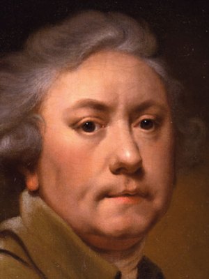 Self–portrait aged 59 in a grey coat (1793), Joseph Wright of Derby. The Parker Gallery at LAPADA