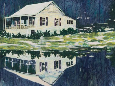 Camp Forestia (1996), Peter Doig. Christie's London, estimate: £14m–£18m