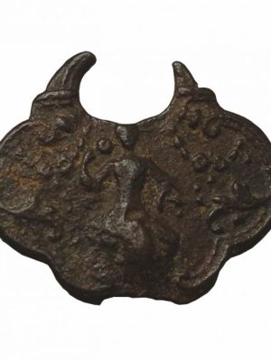 Georgian watch winder with moulded figures on either side, discovered on the Thames foreshore. Photo: Florence Evans
