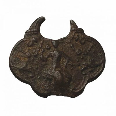 Georgian watch winder with moulded figures on either side, discovered on the Thames foreshore. Photo: Florence Evans
