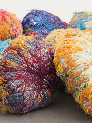 Grand Boules (2009), Sheila Hicks. © Sheila Hicks. Courtesy of Alison Jacques Gallery, London