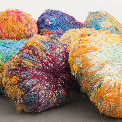 Grand Boules (2009), Sheila Hicks. © Sheila Hicks. Courtesy of Alison Jacques Gallery, London